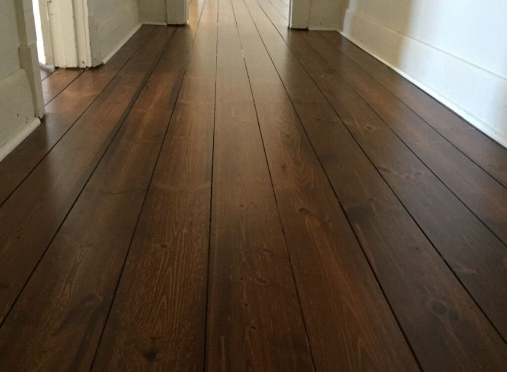 Sand & Polish | Baltic Pine | Walnut Stain | Matt Finish