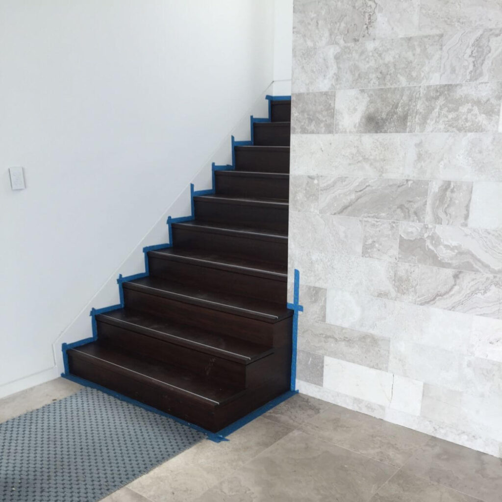 Staircase | Supply | Install | Sand & Polish | Roasted Peat | Loba Impact Oil